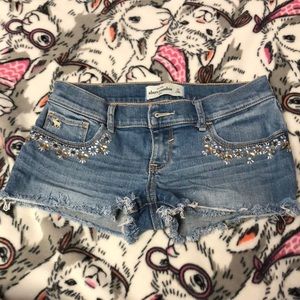Abercrombie & kids jean shorts